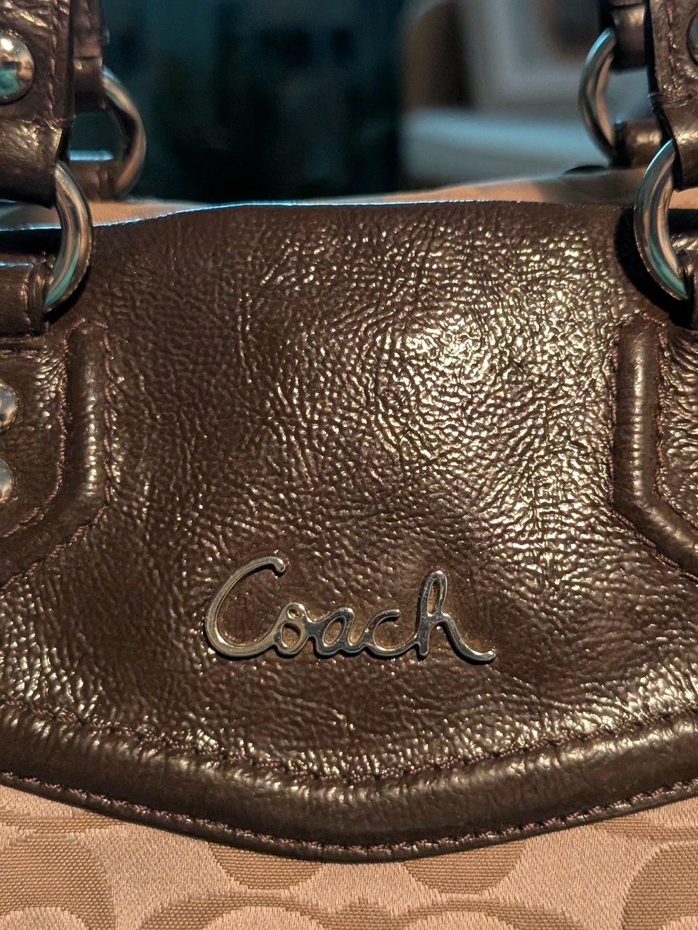 vintage Coach Ashley Signature Satchel Style F19244